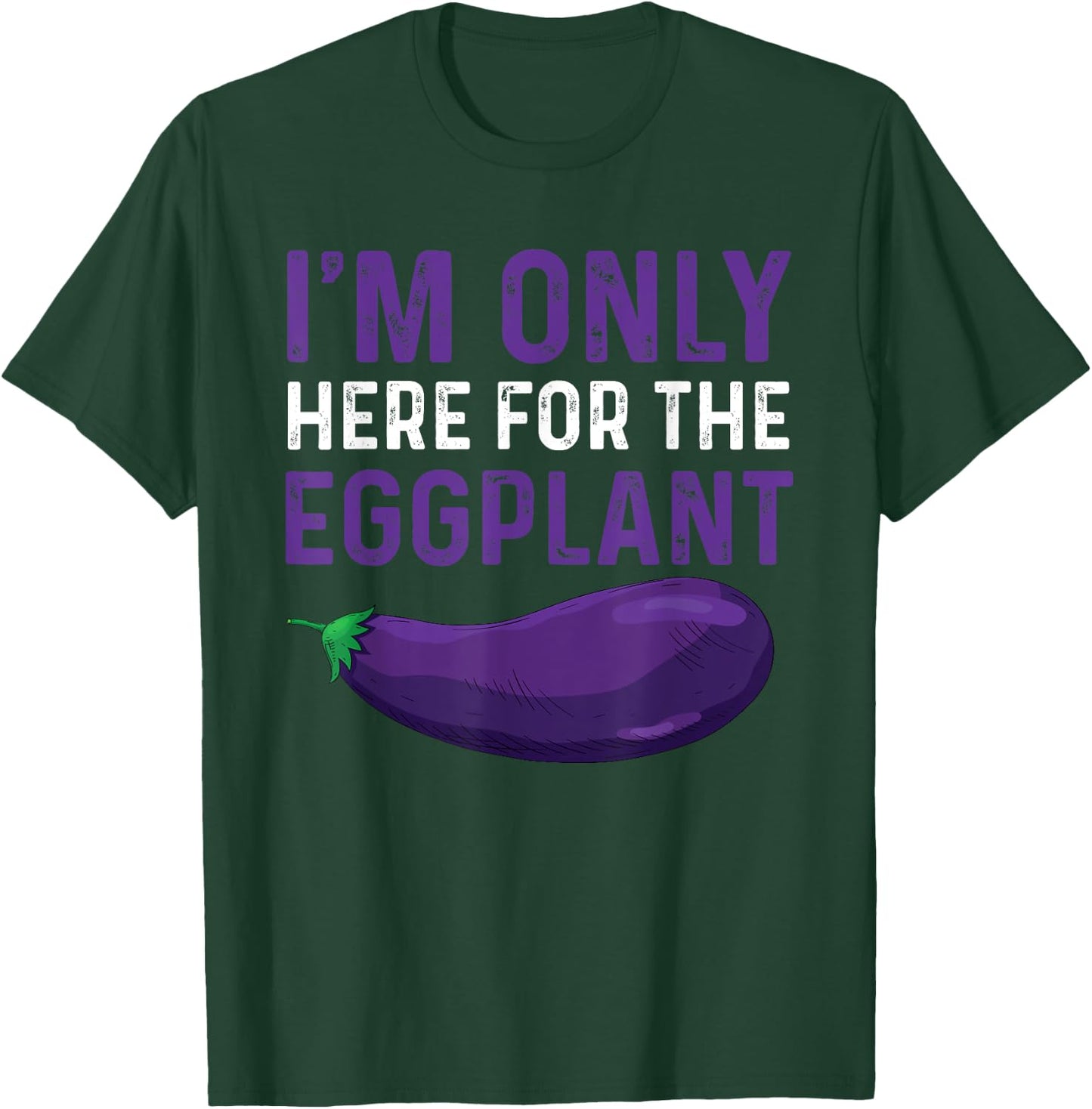 Funny Eggplant Costume Gardening Love Aubergine T-Shirt - T-Shirt | Forest