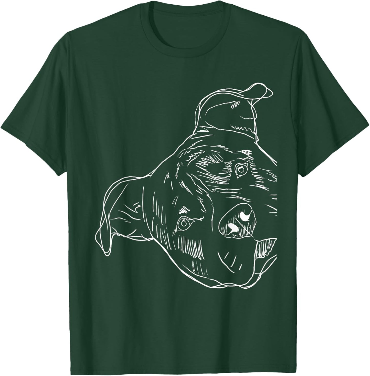 Funny Dog American Staffordshire Terrier T-Shirt - T-Shirt | Forest