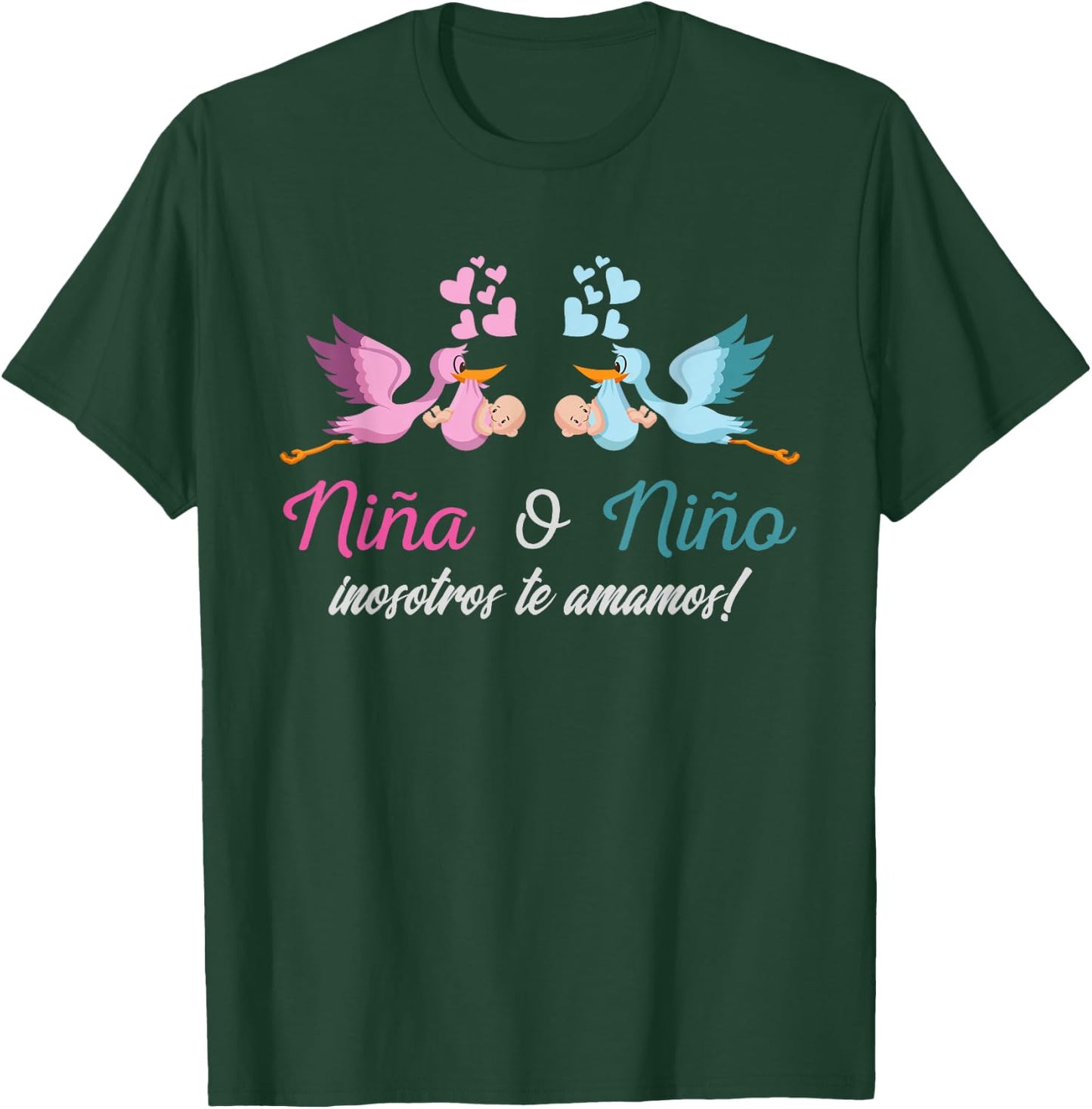 Playera Nina o Nino Latino para Revelacion de Genero Bebe T-Shirt - T-Shirt | Forest