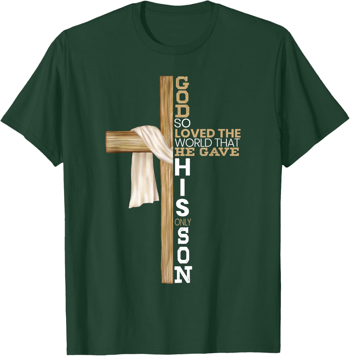 Christian Believer Religious Pastor Bible Scripture T-Shirt - T-Shirt | Forest