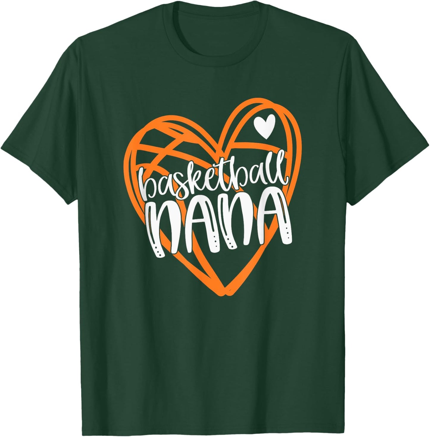 Basketball NANA shirt, Family, Basketball Heart T-Shirt - T-Shirt | Forest