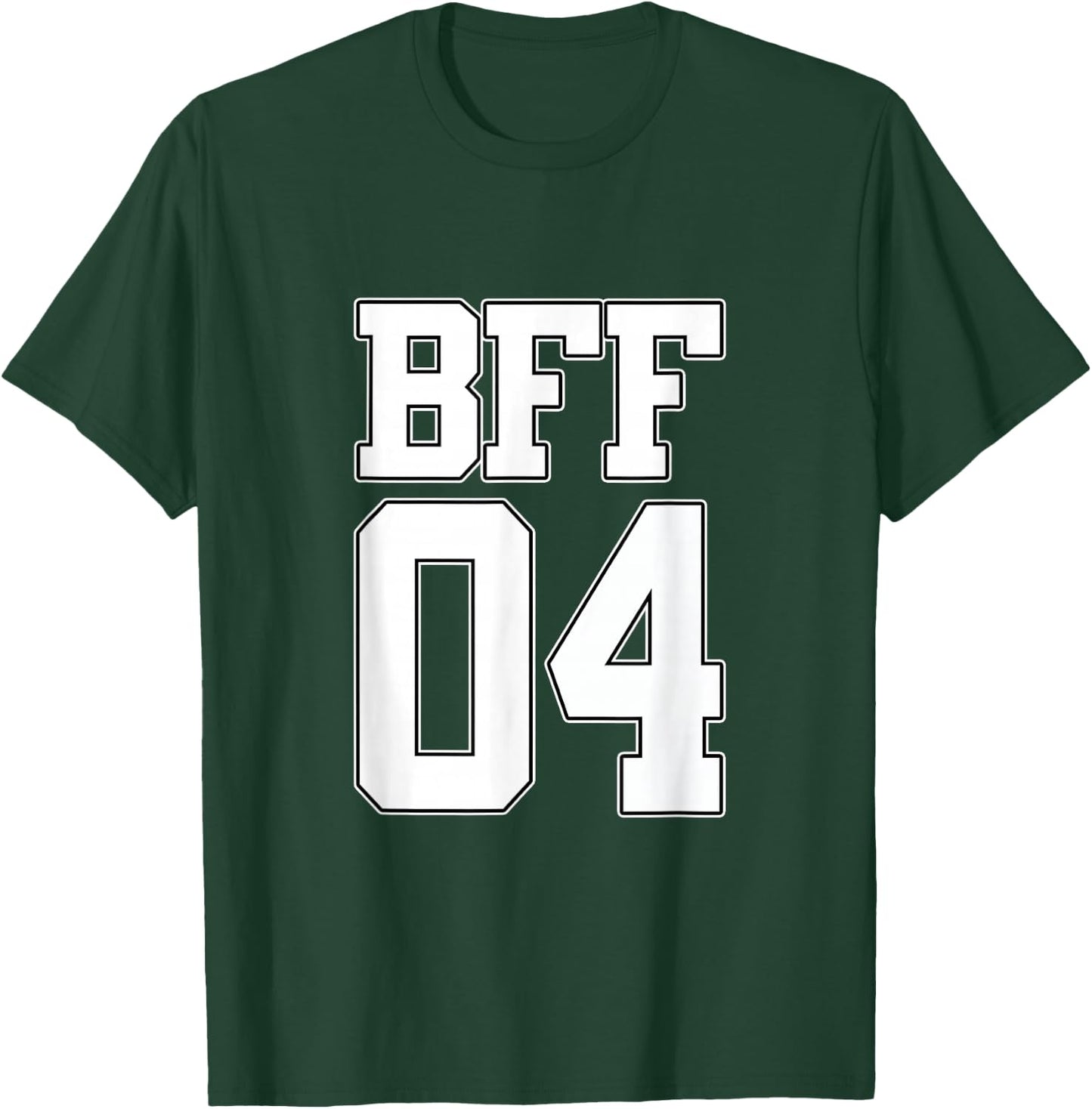 BFF 04 Best Friends Matching Bestie Friendship Day Shirt T-Shirt - T-Shirt | Forest