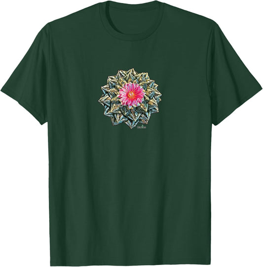Ariocarpus Fissuratus Cactus T-Shirt - T-Shirt | Forest