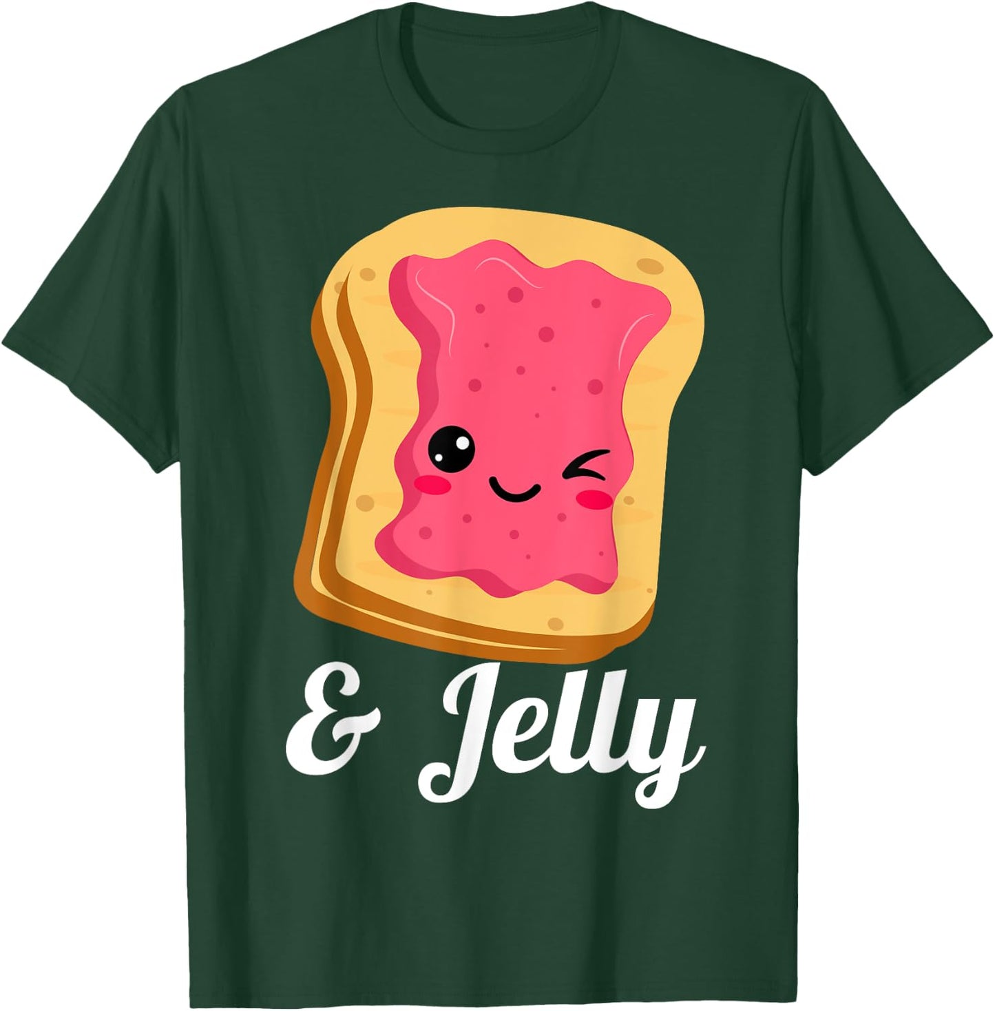Peanut Butter & Jelly PB&J Matching Strawberry Jam Twins. T-Shirt - T-Shirt | Forest