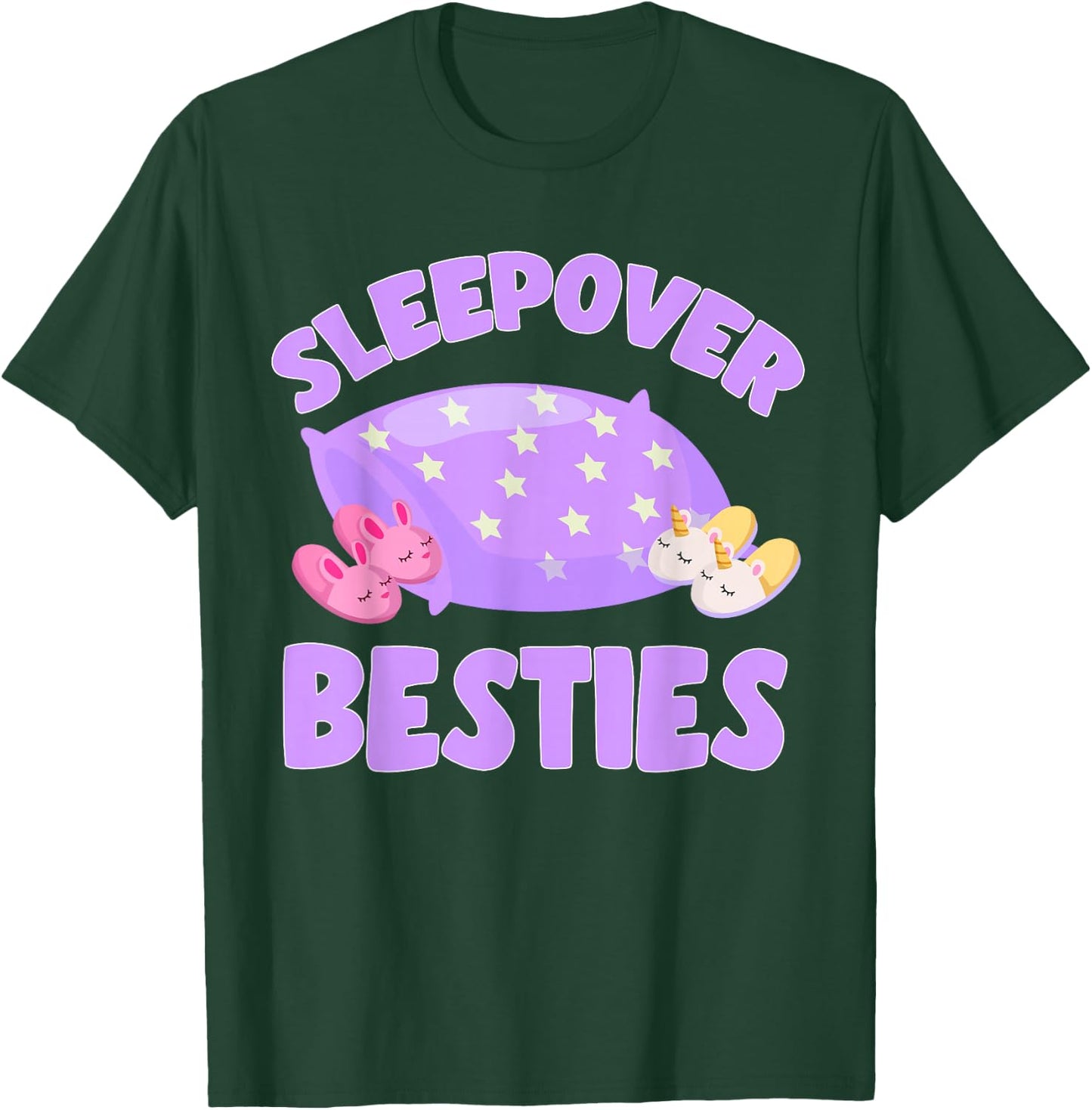 Sleepover Besties Sleepover Pajama Slumber Party T-Shirt - T-Shirt | Forest