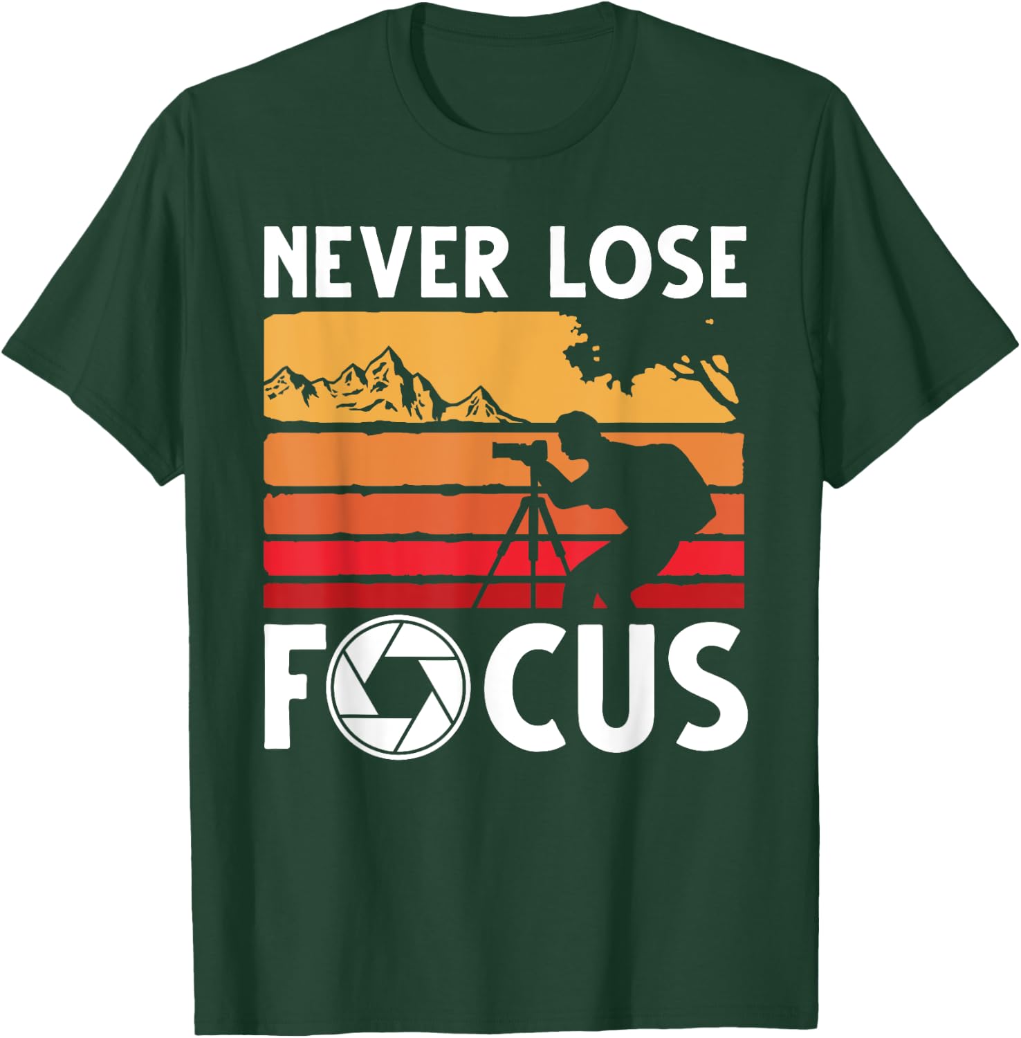 Cool Photographer Art Women Photography Camera Lover T-Shirt - T-Shirt | Forest
