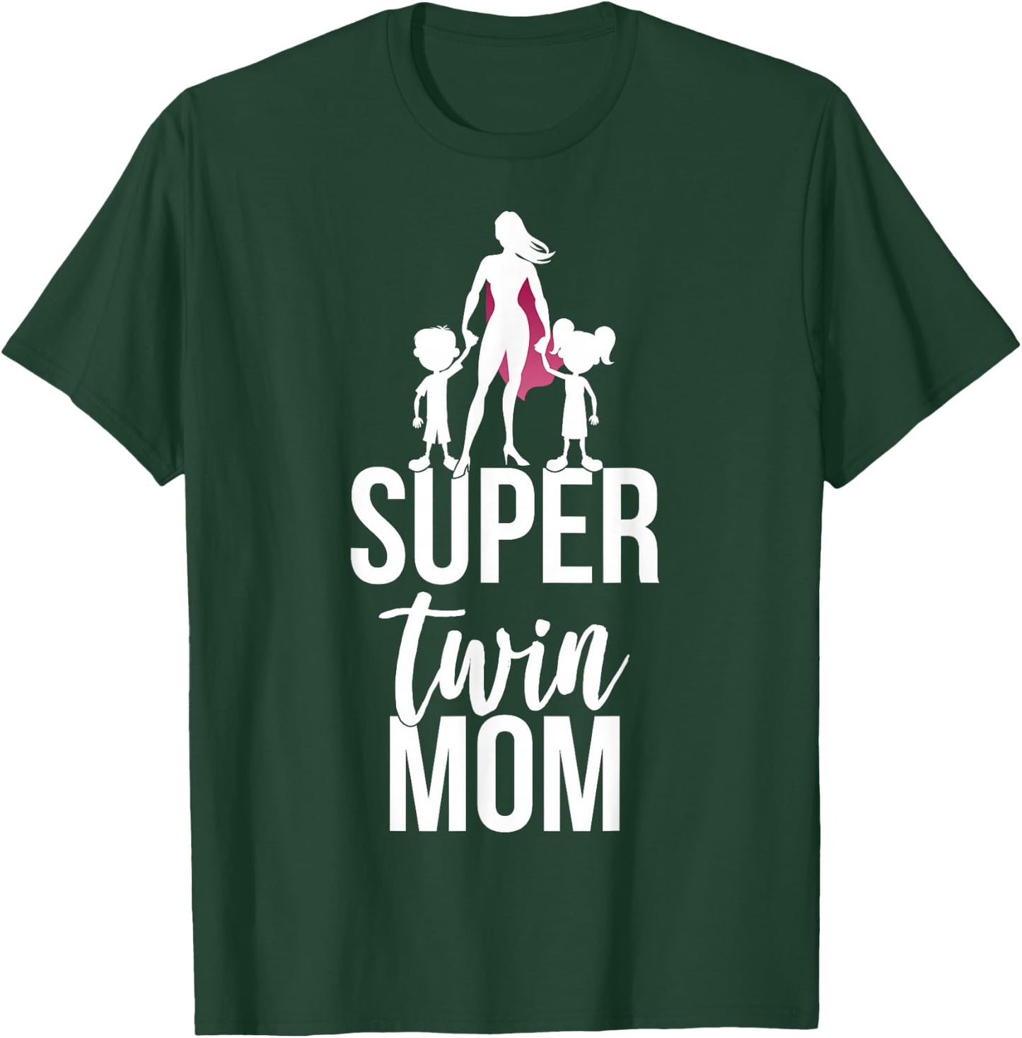 Super Twin Mom T-Shirt - T-Shirt | Forest