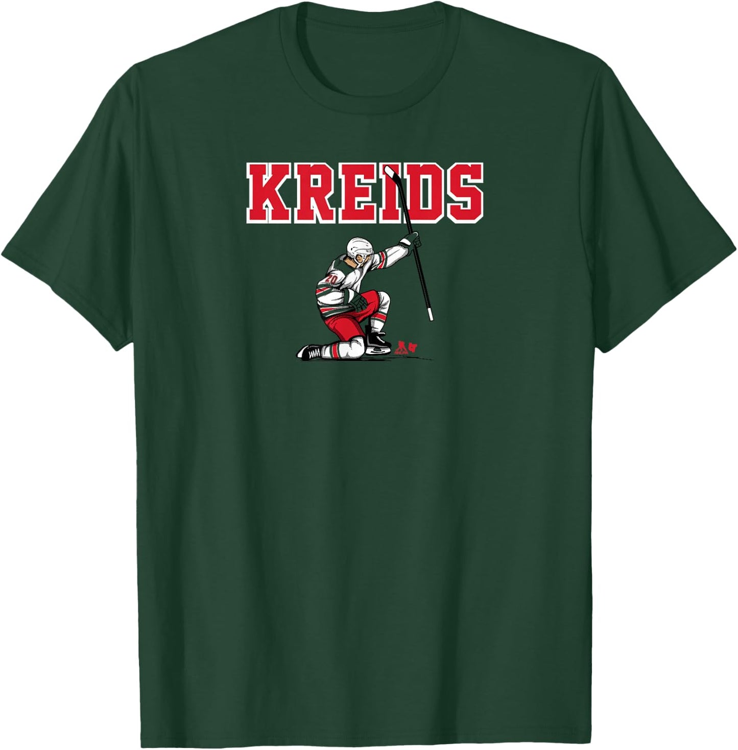 Chris Kreider: Kreids - New York Hockey T-Shirt - T-Shirt | Forest