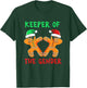 Gingerbread Gender Reveal Keeper Of The Gender T-Shirt - T-Shirt | Forest