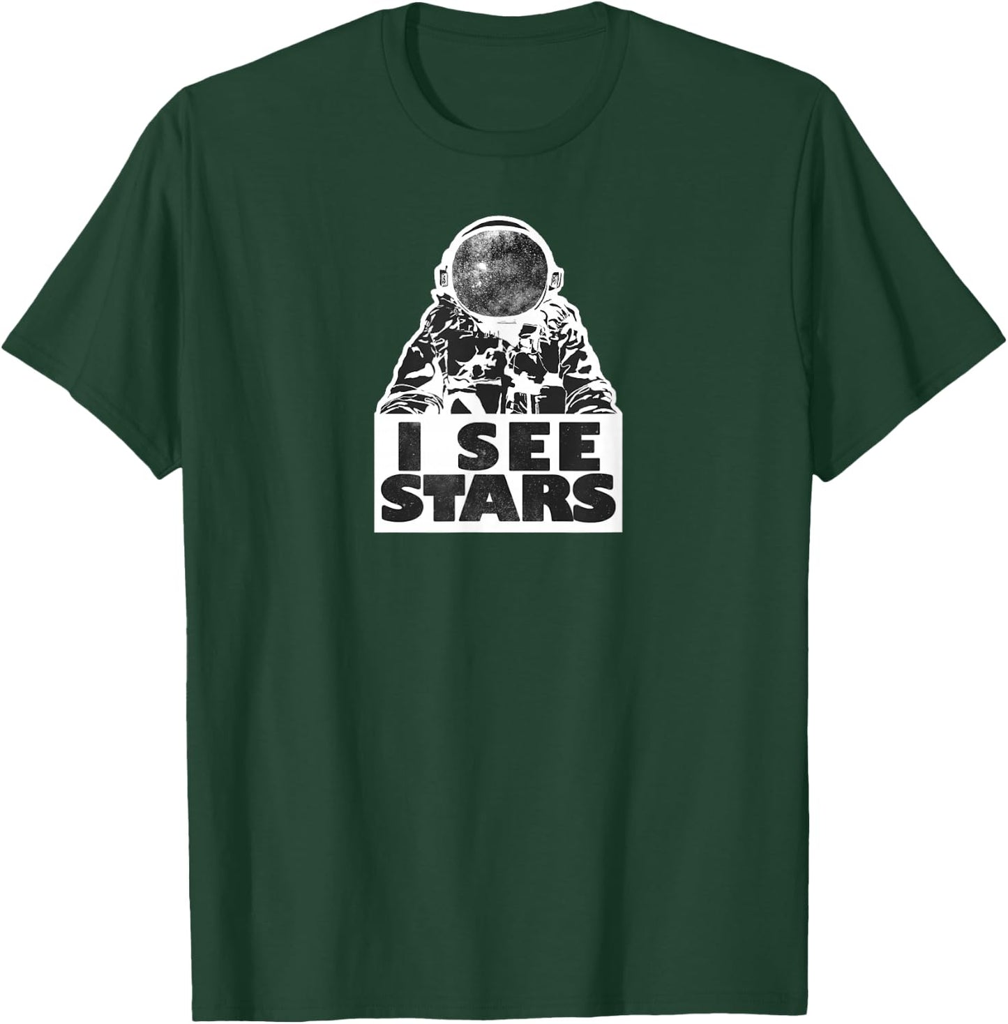 I See Stars Astronaut T-Shirt - T-Shirt | Forest