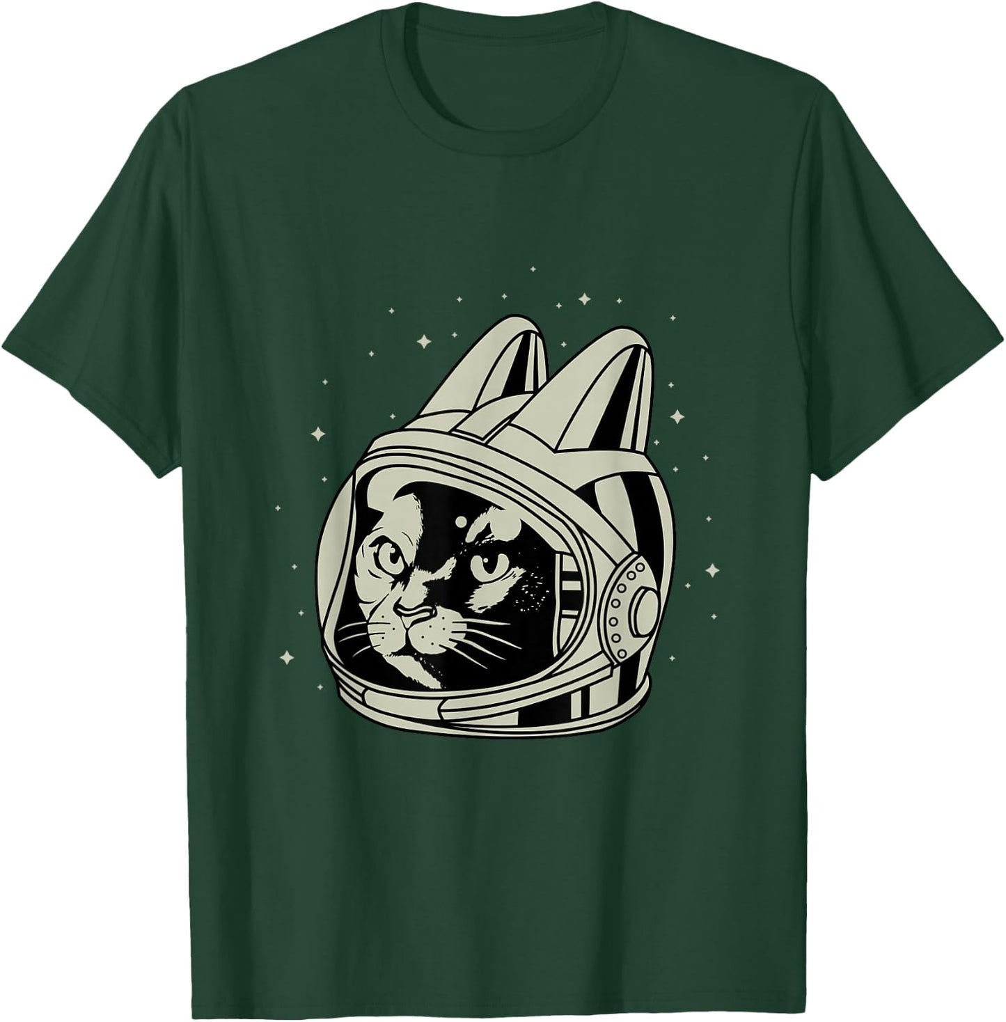 Astronaut Cat - Cat Lovers T-Shirt - T-Shirt | Forest