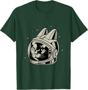 Astronaut Cat - Cat Lovers T-Shirt - T-Shirt | Forest