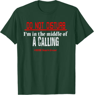 Manifest 828 Flight Montego Air Funny Do Not Disturb Calling T-Shirt - T-Shirt | Forest