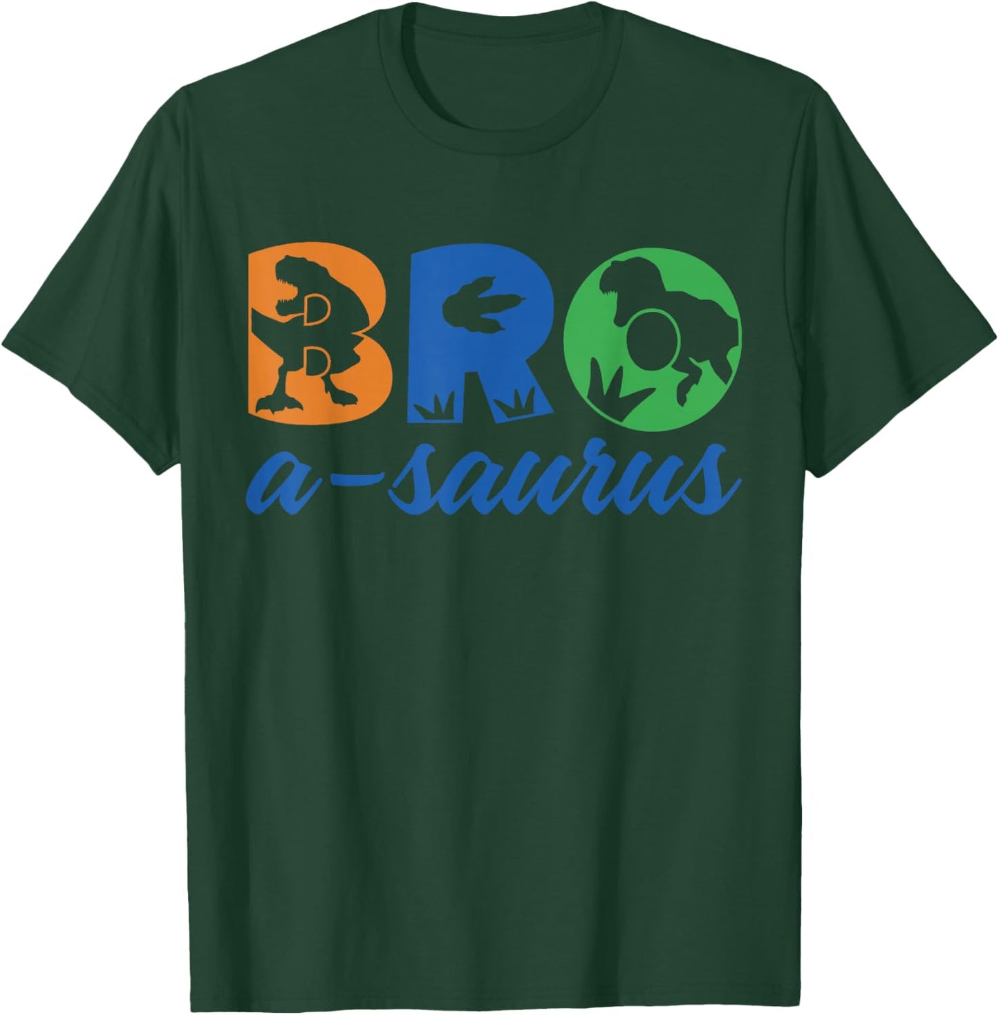 Brothersaurus T Rex Dinosaur Bro Saurus Family Matching T-Shirt - T-Shirt | Forest