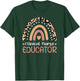 Clinical Nurse Educator Leopard Rainbow Appreciation Women T-Shirt - T-Shirt | Forest