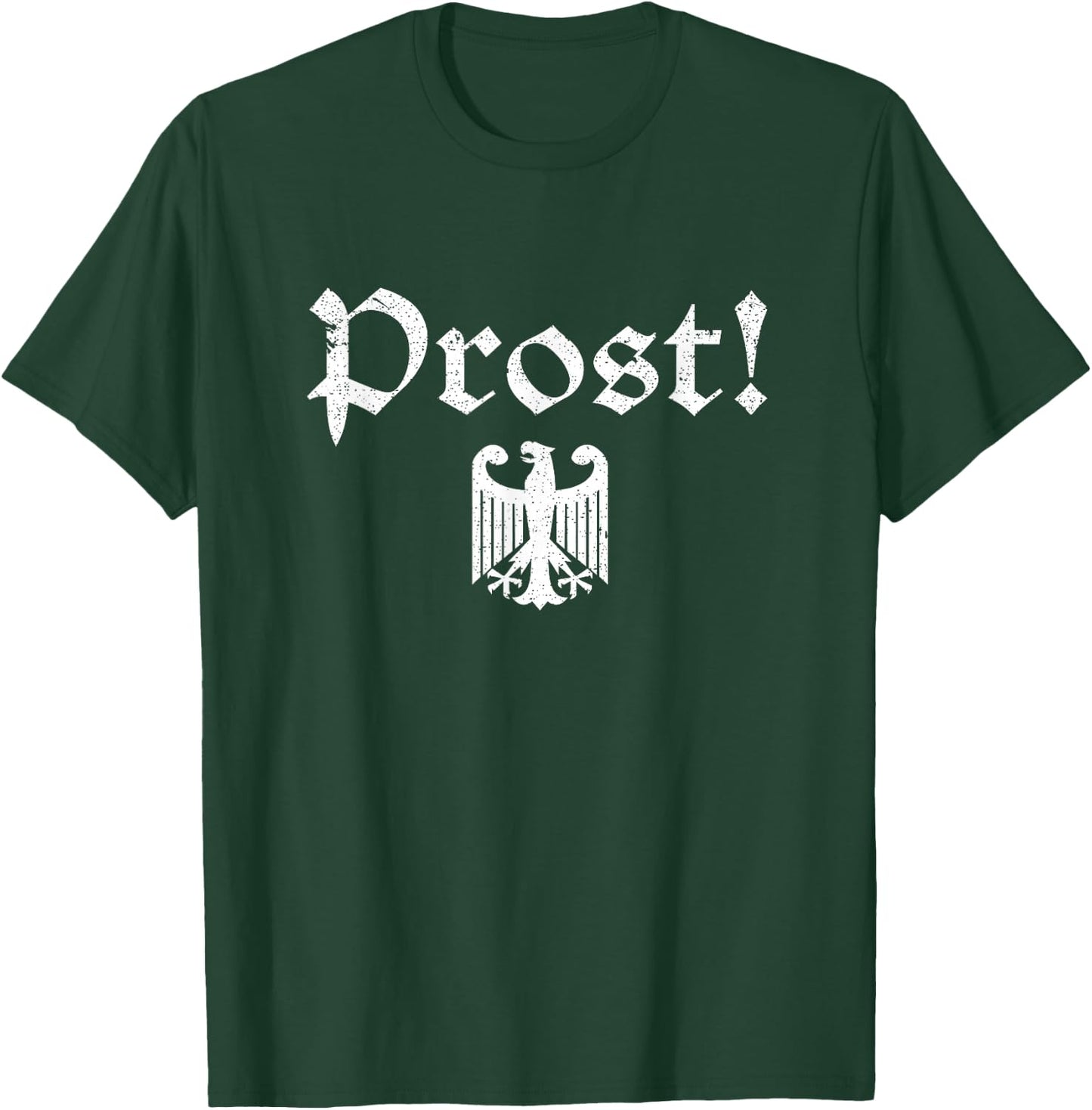 Vintage Oktoberfest Men Women German Coat of Arms Prost T-Shirt - T-Shirt | Forest