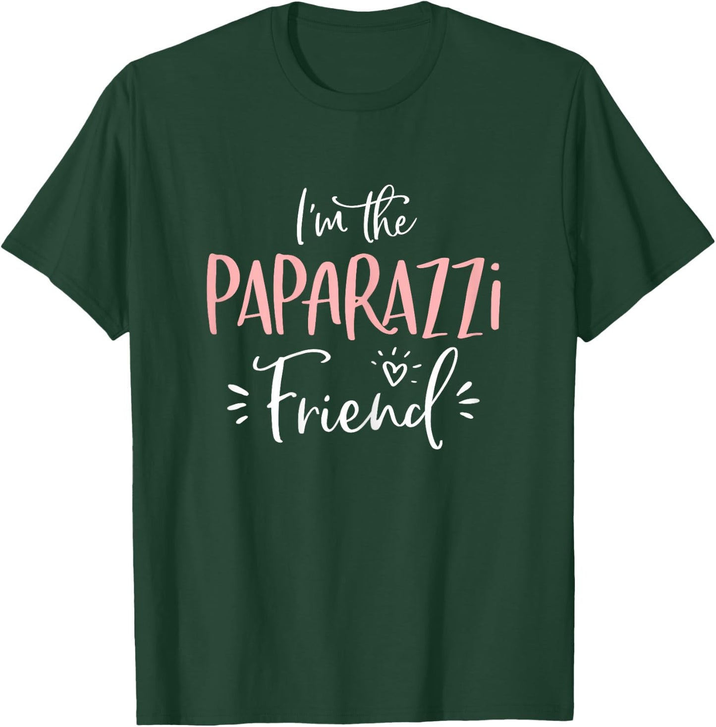 Paparazzi Friend Group Funny Matching Bachelorette Party T-Shirt - T-Shirt | Forest