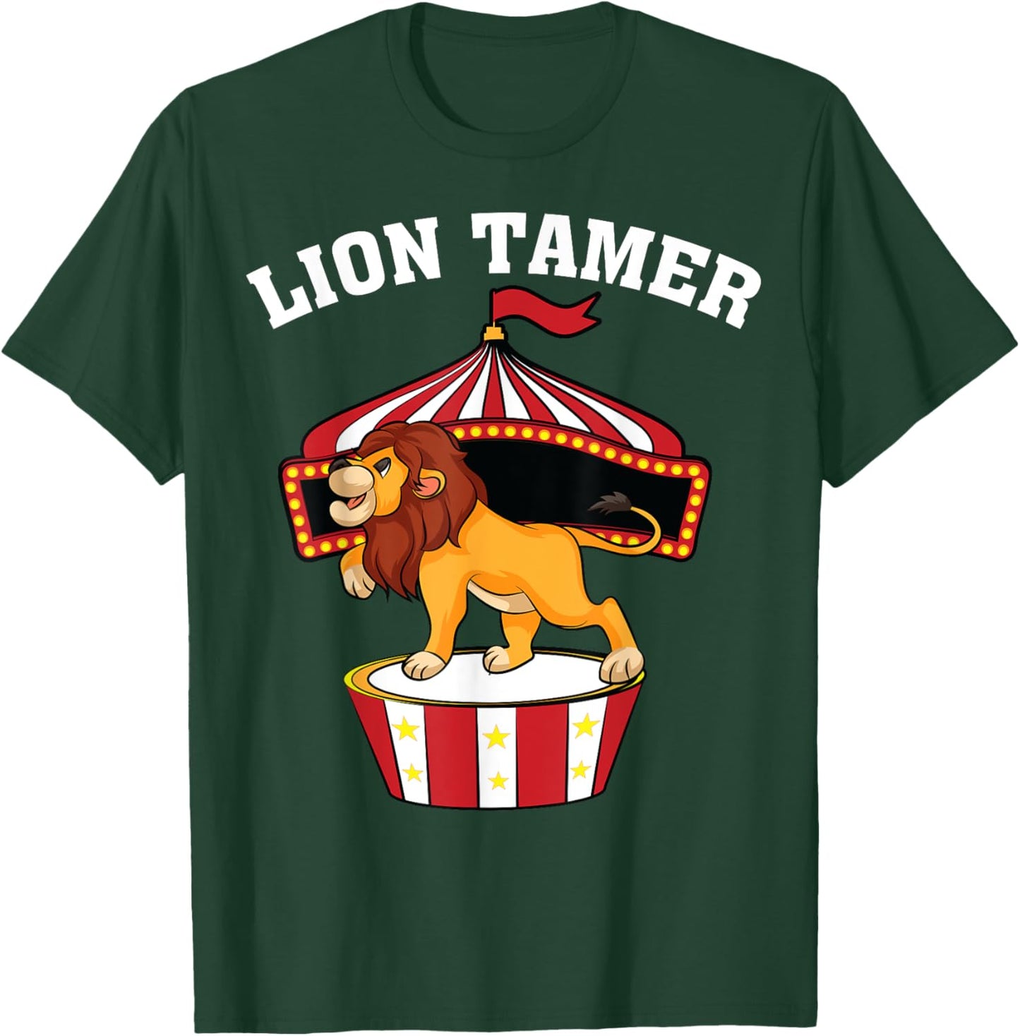 Cute Lion Tamer | Funny Carnival Show Performer Kids Gift T-Shirt - T-Shirt | Forest