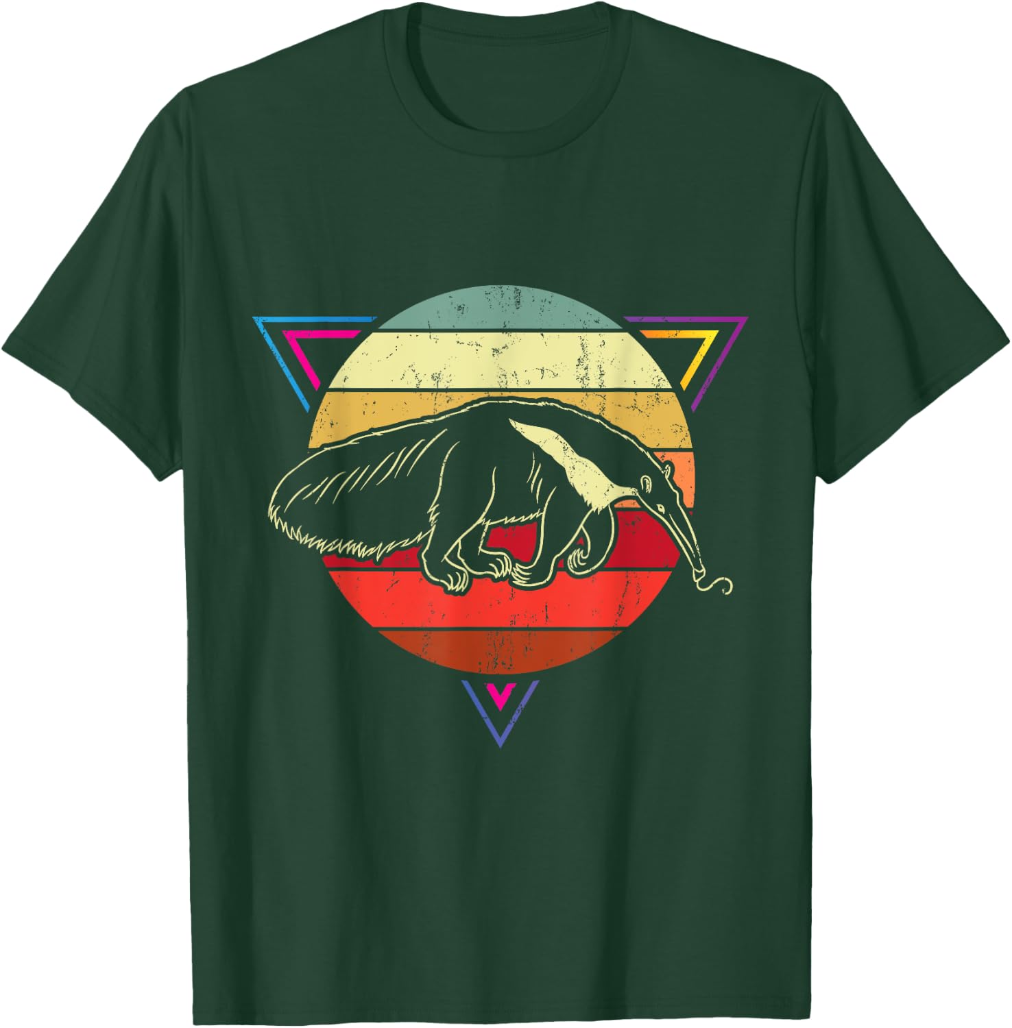 Anteater Vintage Black Adult T-Shirt - T-Shirt | Forest