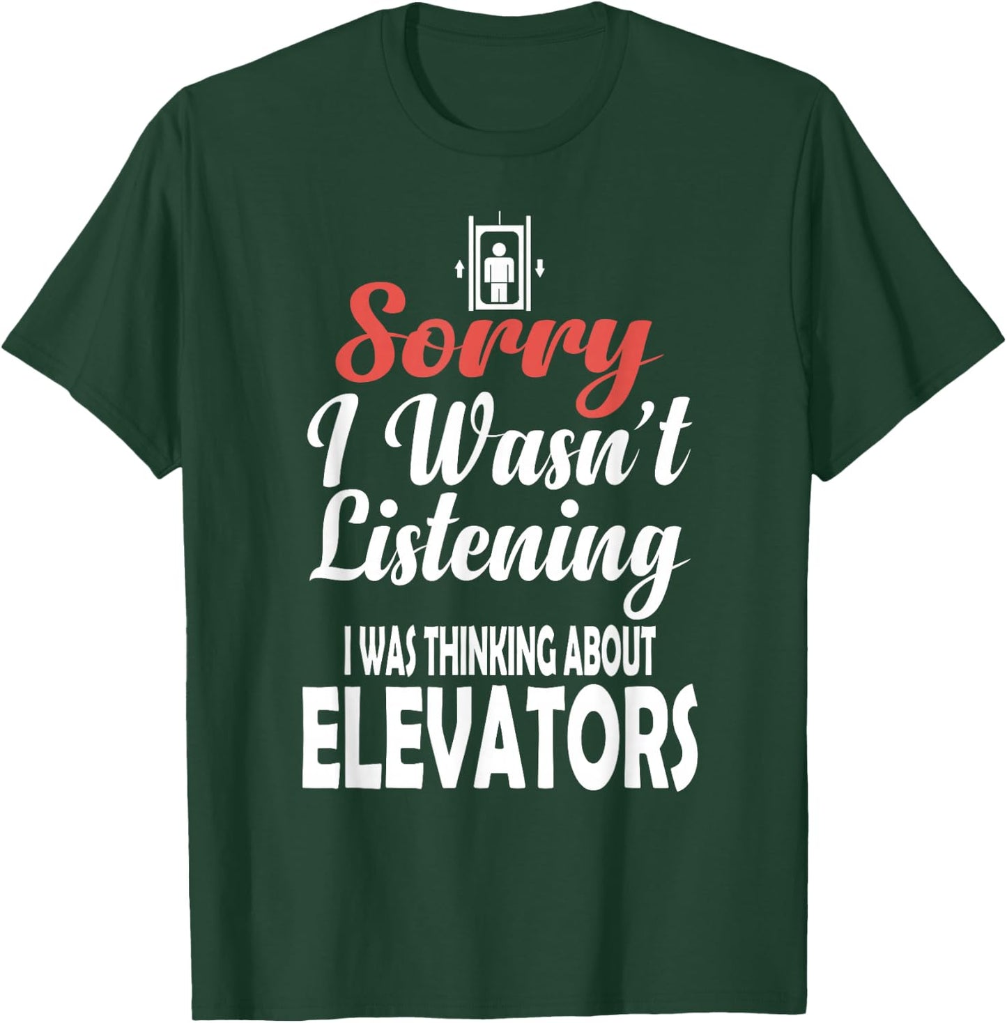 Elevator Technician Gifts Elevator Mechanic Shirt Elevator T-Shirt - T-Shirt | Forest