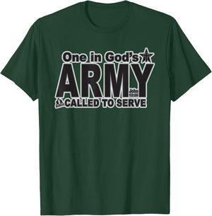 One in God's Army Called to Serve T-Shirt - T-Shirt | Forest