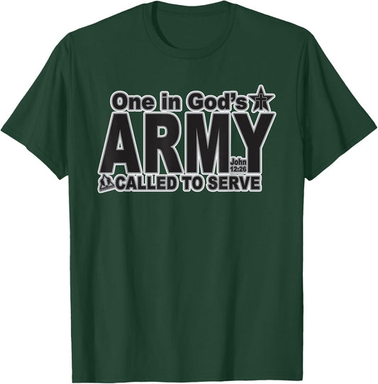 One in God's Army Called to Serve T-Shirt - T-Shirt | Forest