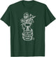 Type 1 Diabetes T1D One-Derful Floral Insulin Bottle Gift T-Shirt - T-Shirt | Forest