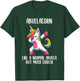 Unicorn Abuela Girl Birthday Party Apparel, AbuelaCorn Cute T-Shirt - T-Shirt | Forest