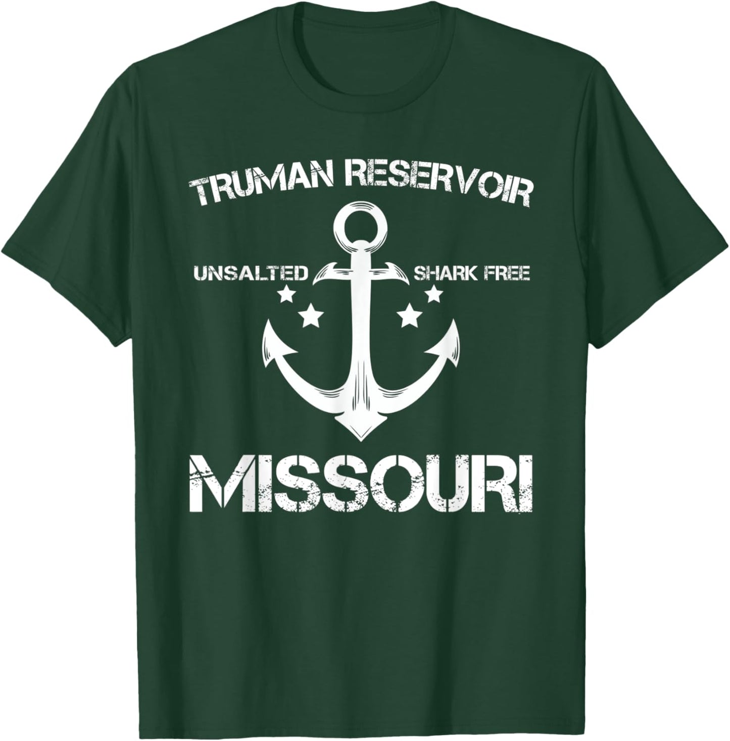 TRUMAN RESERVOIR MISSOURI Funny Fishing Camping Summer Gift T-Shirt - T-Shirt | Forest