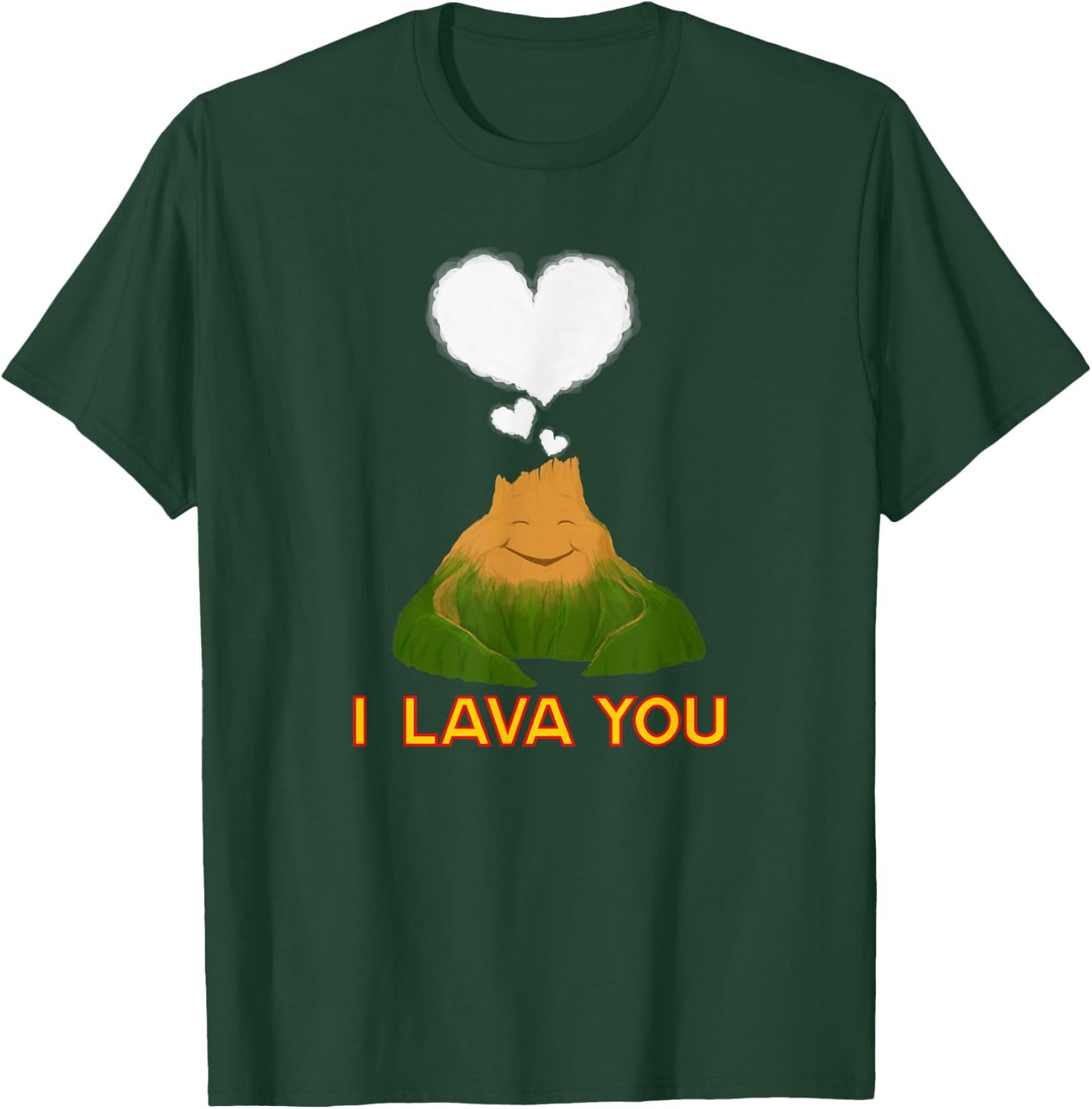 Funny Quote - I Lava You T-Shirt - T-Shirt | Forest