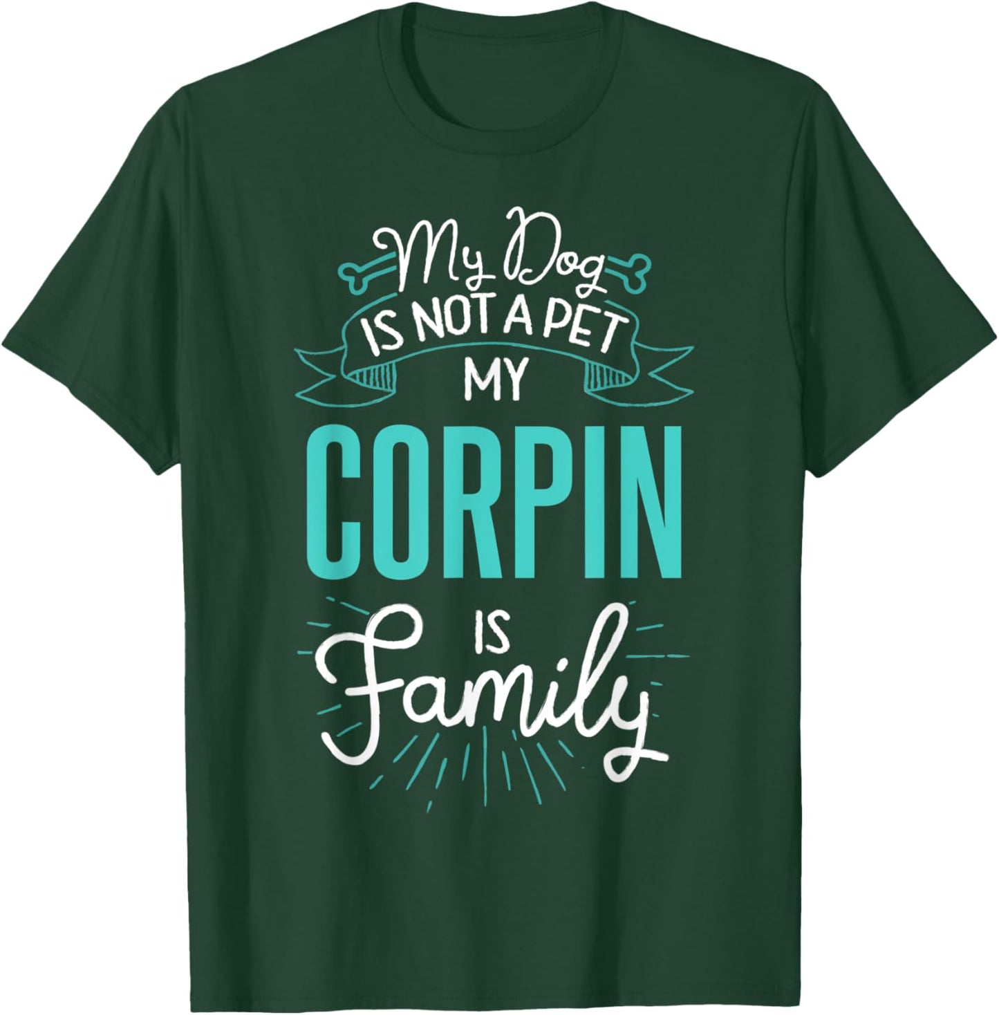 Cute Corpin Shirt Family Dog Gift Men T-Shirt - T-Shirt | Forest