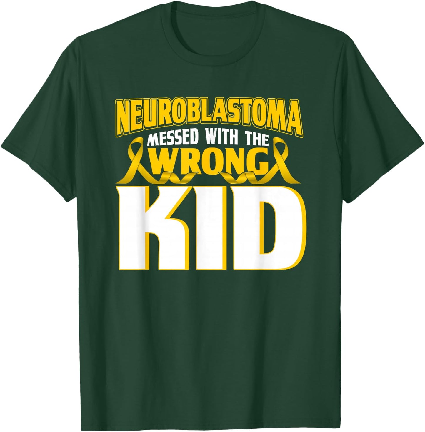 Neuroblastoma with the wrong child Yellow Band T-Shirt - T-Shirt | Forest