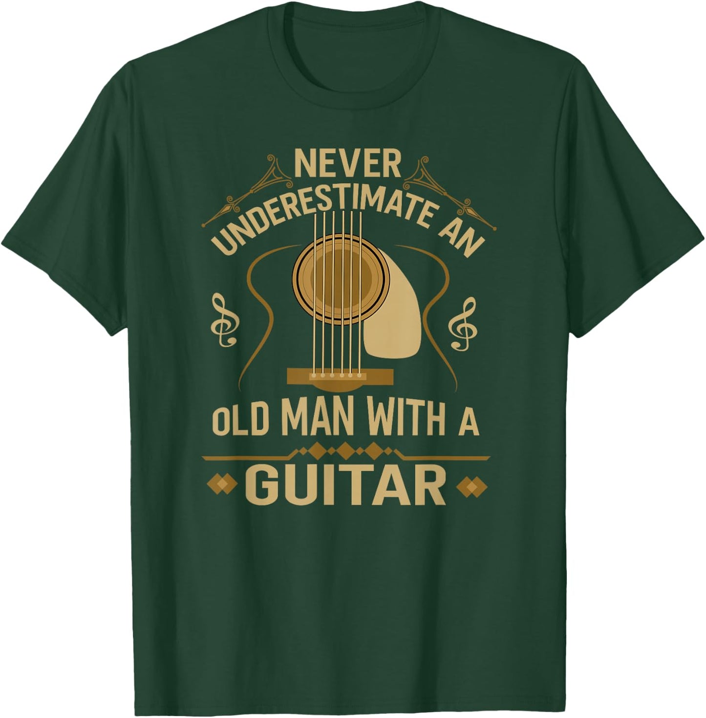 Never Underestimate an Old Man with a T-Shirt - T-Shirt | Forest