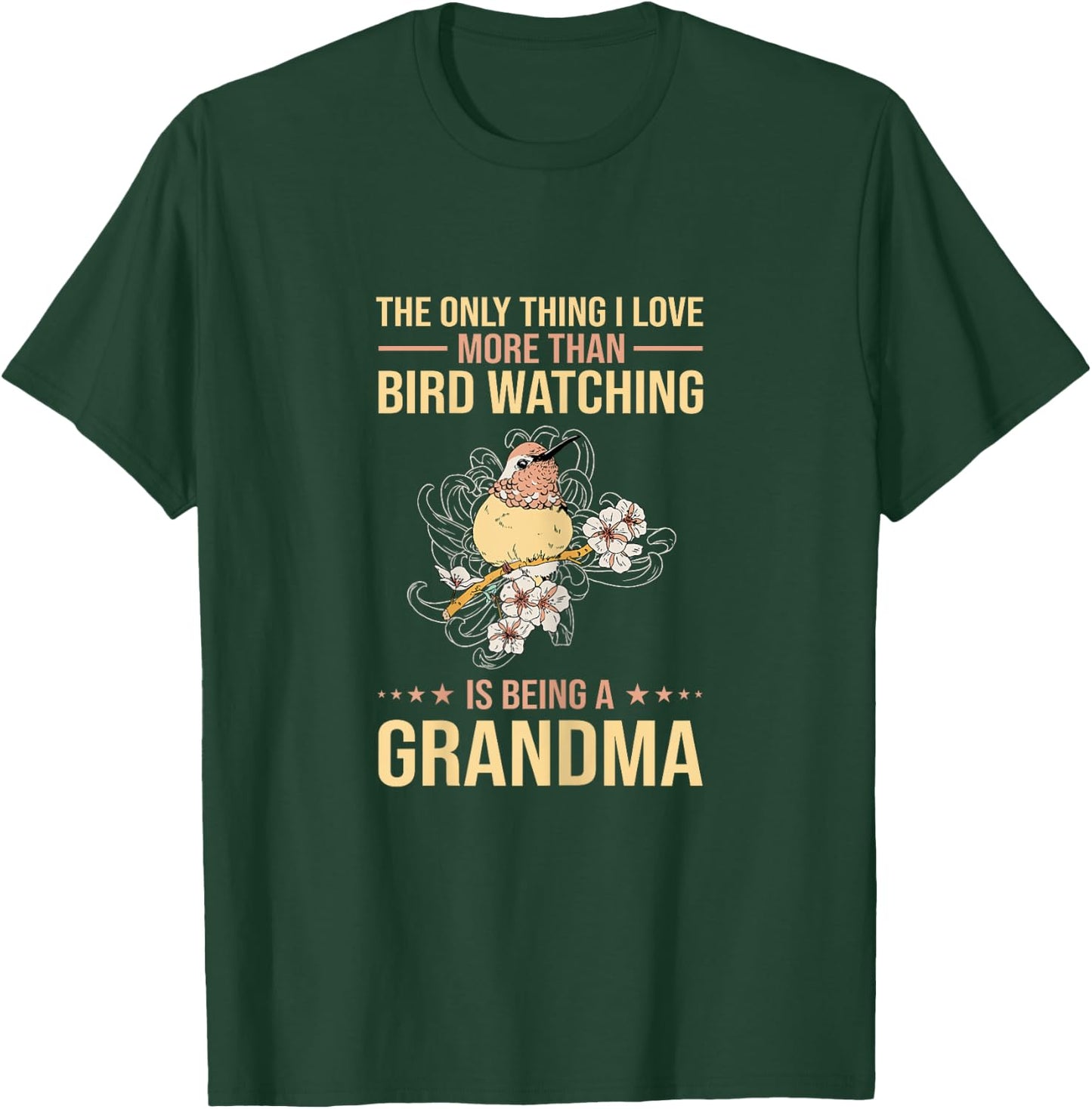 Bird Watching Grandma T-Shirt - T-Shirt | Forest