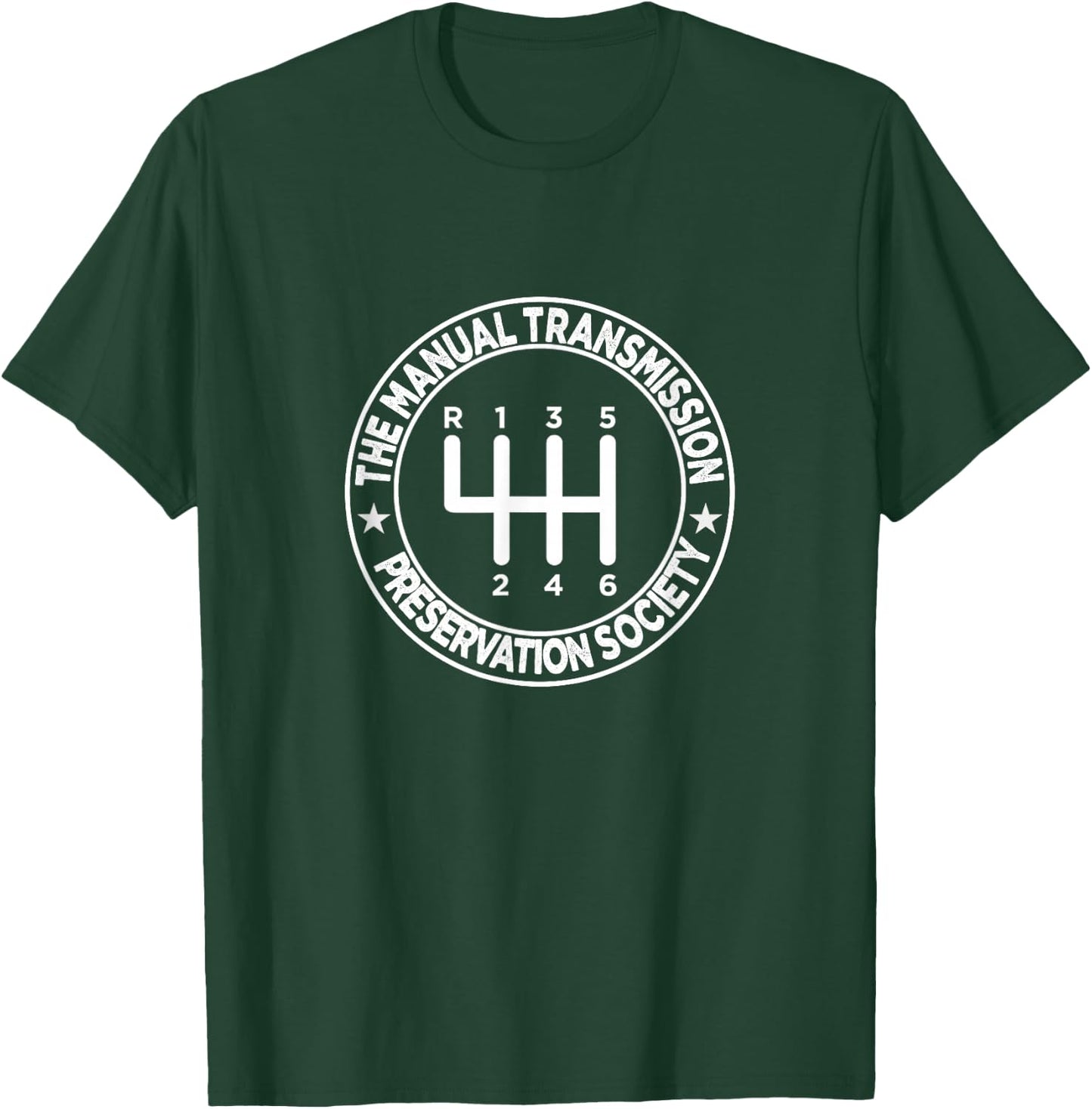 The Manual Transmission Preservation Society Small T-Shirt - T-Shirt | Forest