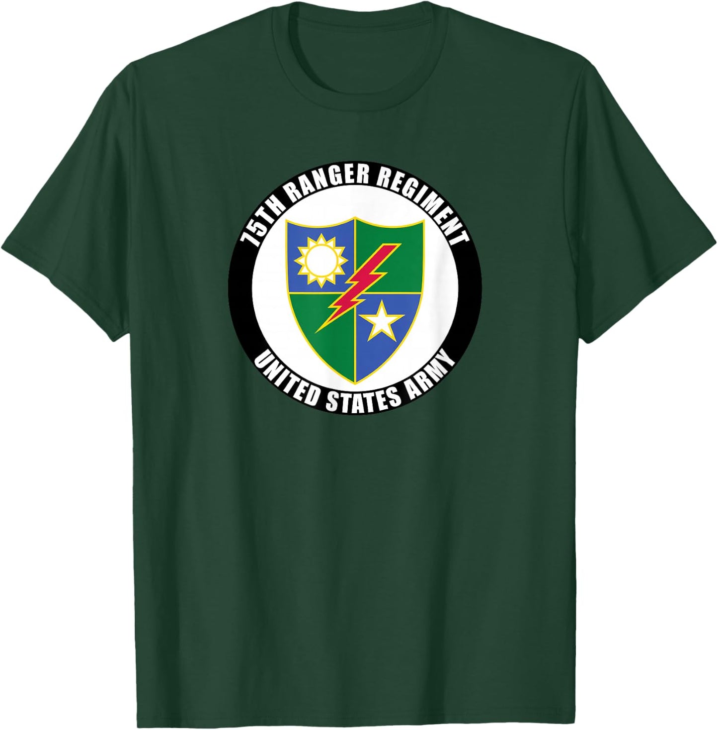 75th Ranger Regiment United States Army Veteran Military T-Shirt - T-Shirt | Forest