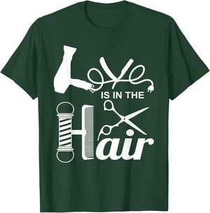 Hairstylist Hair Salon Cosmetology School Graduation Gift T-Shirt - T-Shirt | Forest