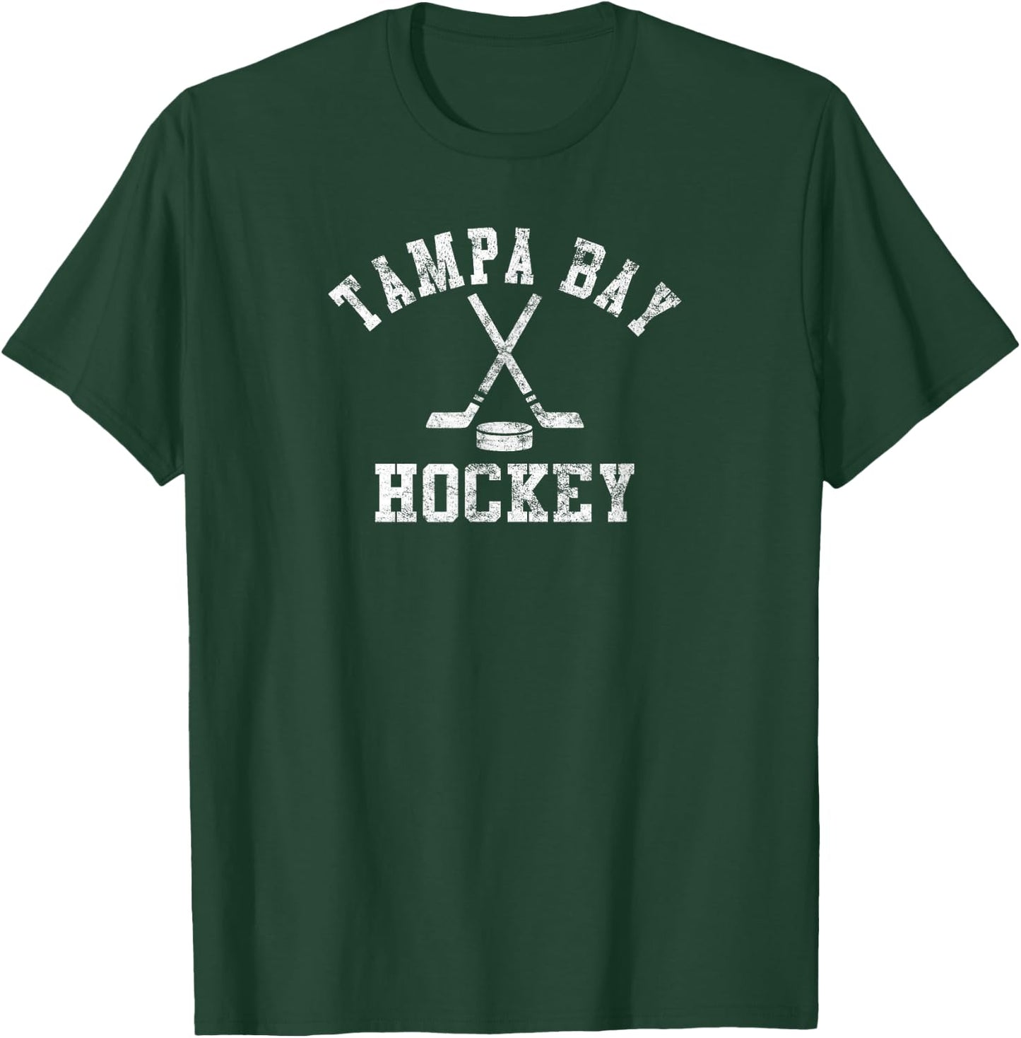 Vintage Tampa Bay Hockey T-Shirt - T-Shirt | Forest