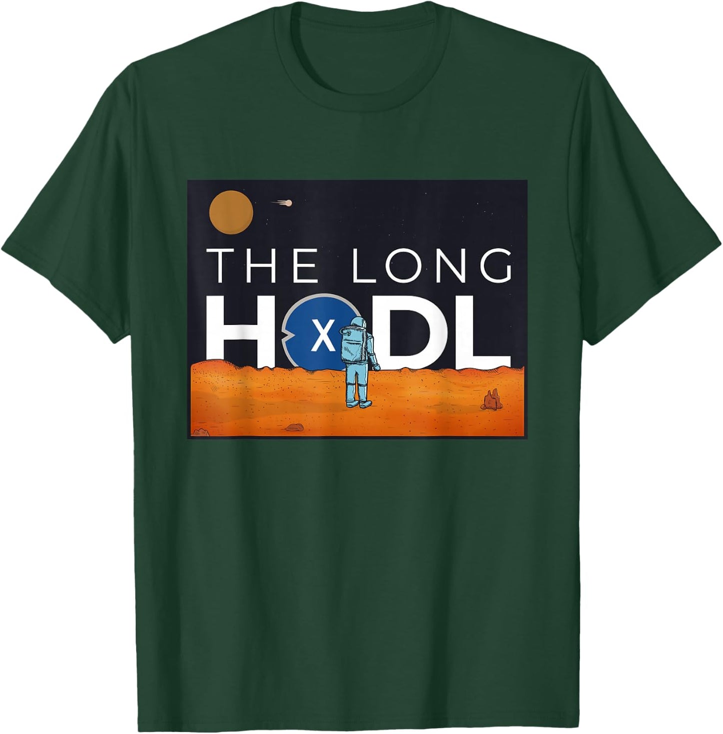 The Long Hodl, XDC To The Moon Crypto Gift Bear Market T-Shirt - T-Shirt | Forest