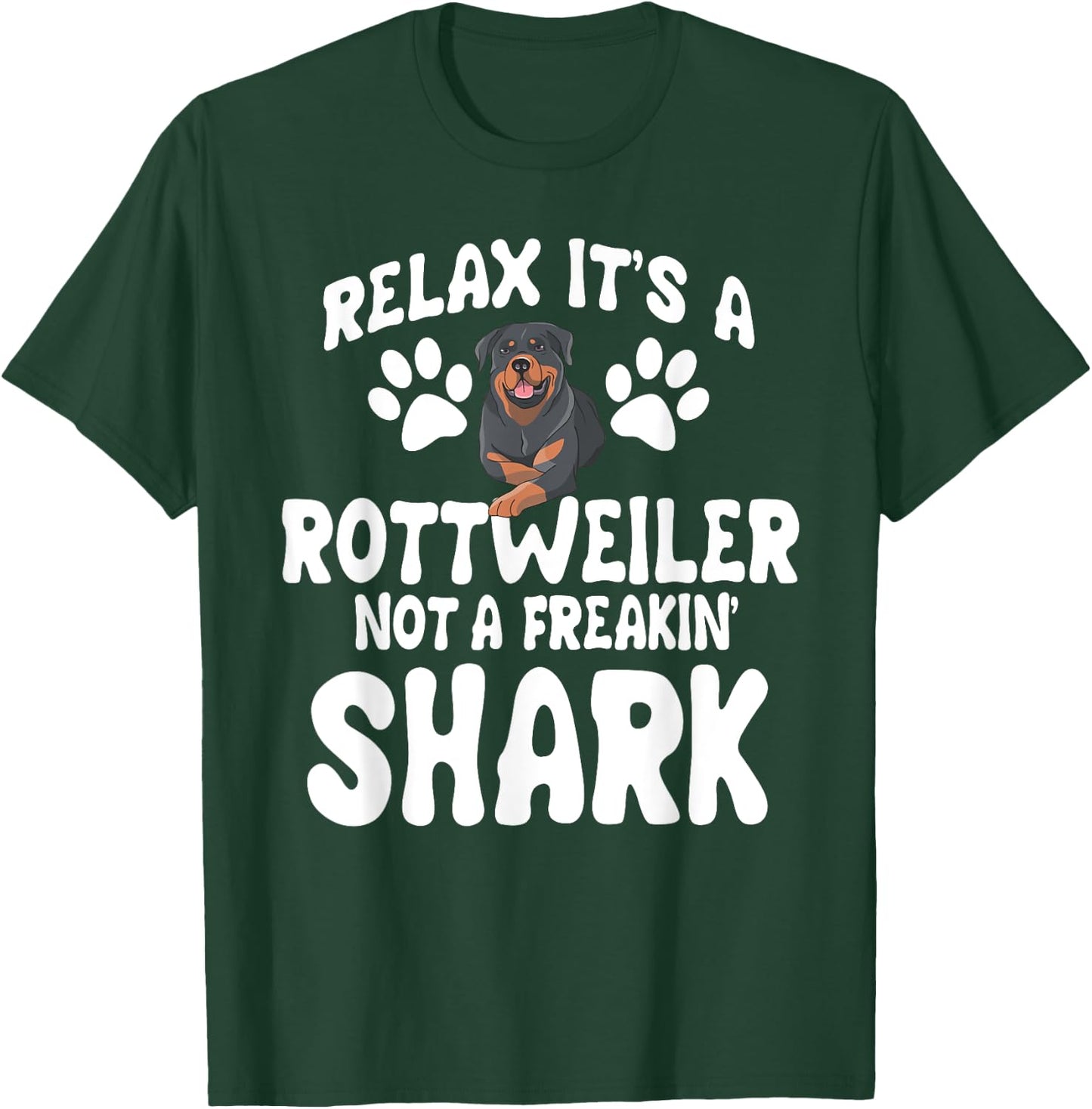 Rottweiler Breeders Dog Owner Fur Parent Pet Lover Women T-Shirt - T-Shirt | Forest