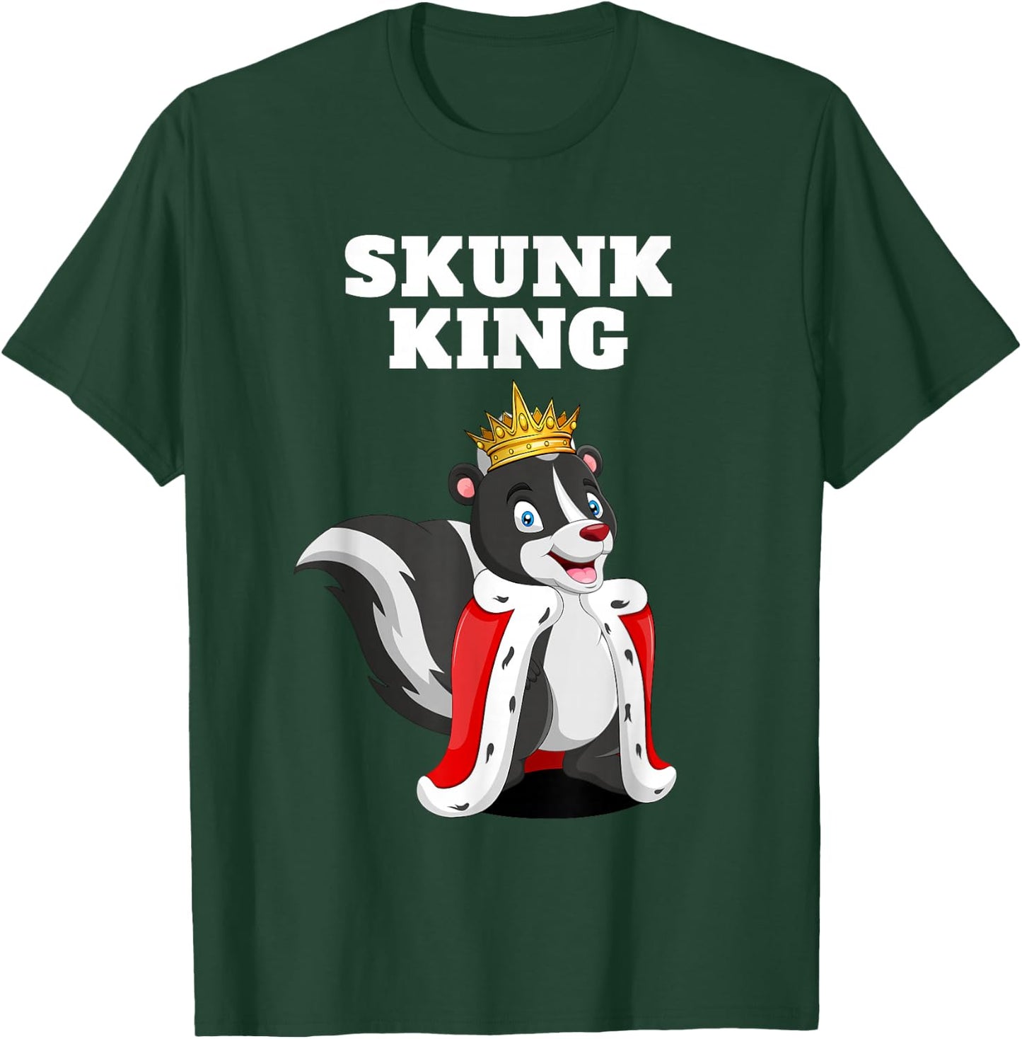 Skunk King | Boys Skunk Gear | Skunk T-Shirt - T-Shirt | Forest