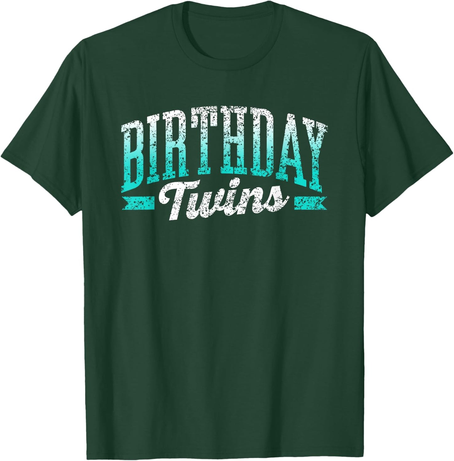 Birthday Twins Cute Celebrate Twin T-Shirt - T-Shirt | Forest
