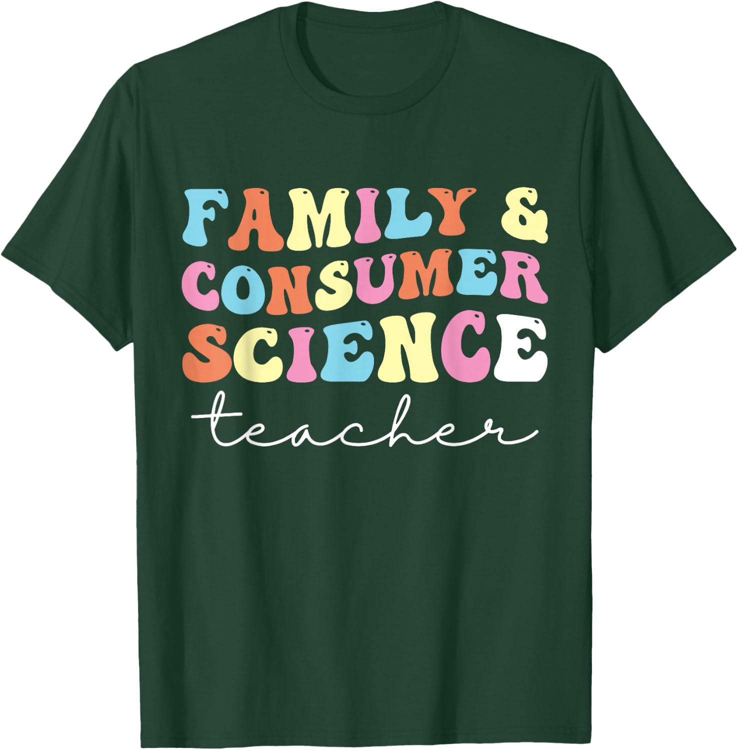 Family and Consumer Science Facs Teacher Back To School Women Kids T-Shirt - T-Shirt | Forest