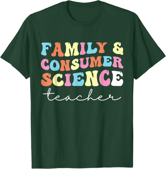 Family and Consumer Science Facs Teacher Back To School Women Kids T-Shirt - T-Shirt | Forest