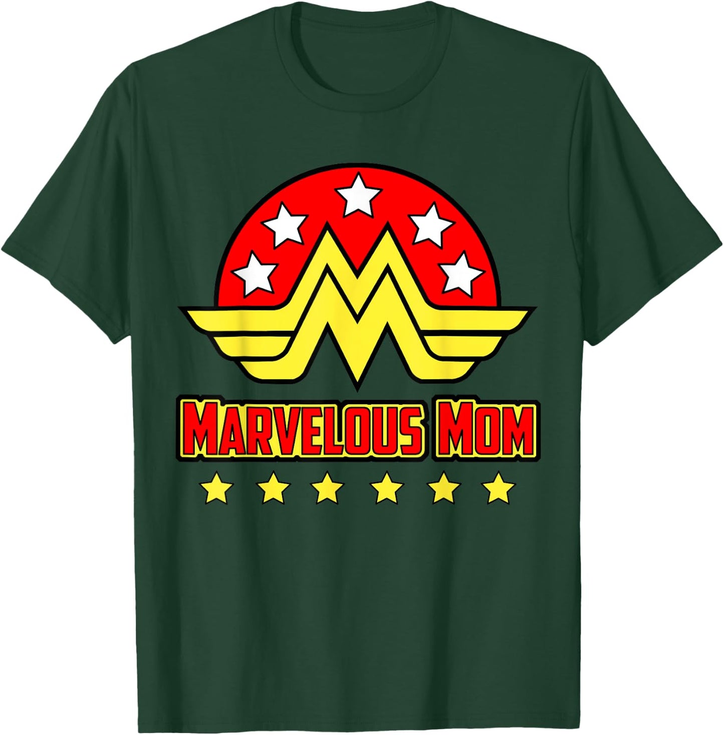 Marvelous Mom shirt Superhero mom T-Shirt - T-Shirt | Forest