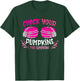 Check Your Pumpkins For Lumpkins Breast Cancer Awareness T-Shirt - T-Shirt | Forest