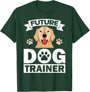 Cute Dog Trainer Design Women Dog Agility Training T-Shirt - T-Shirt | Forest