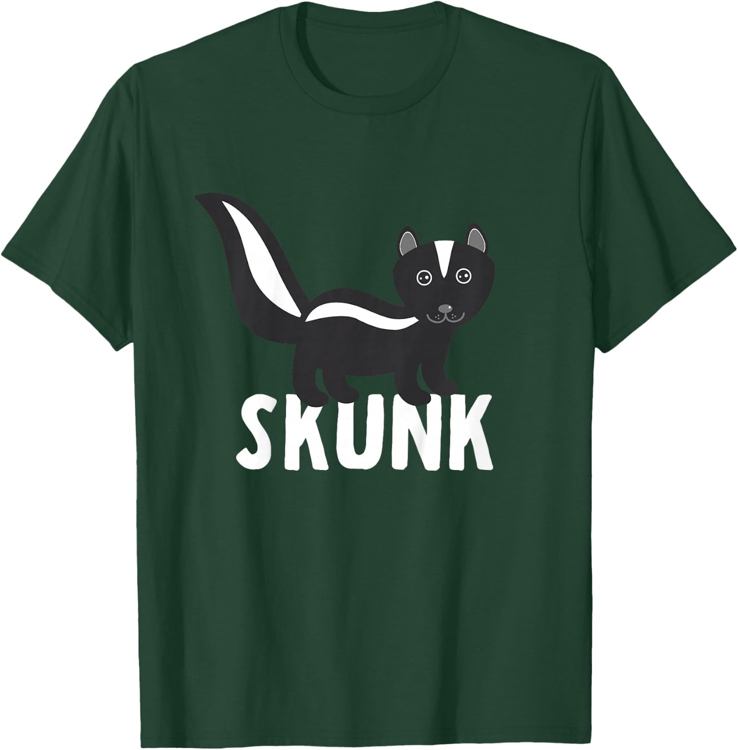 Skunk Shirt For Boys Or Girls | Cute Skunk Gift T-Shirt - T-Shirt | Forest