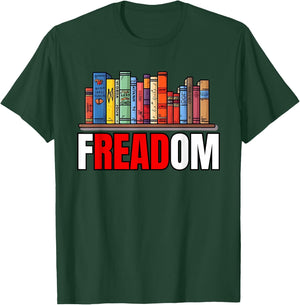 Frea-dom Anti Ban Books I Read Banned Books Freedom Book T-Shirt - T-Shirt | Forest