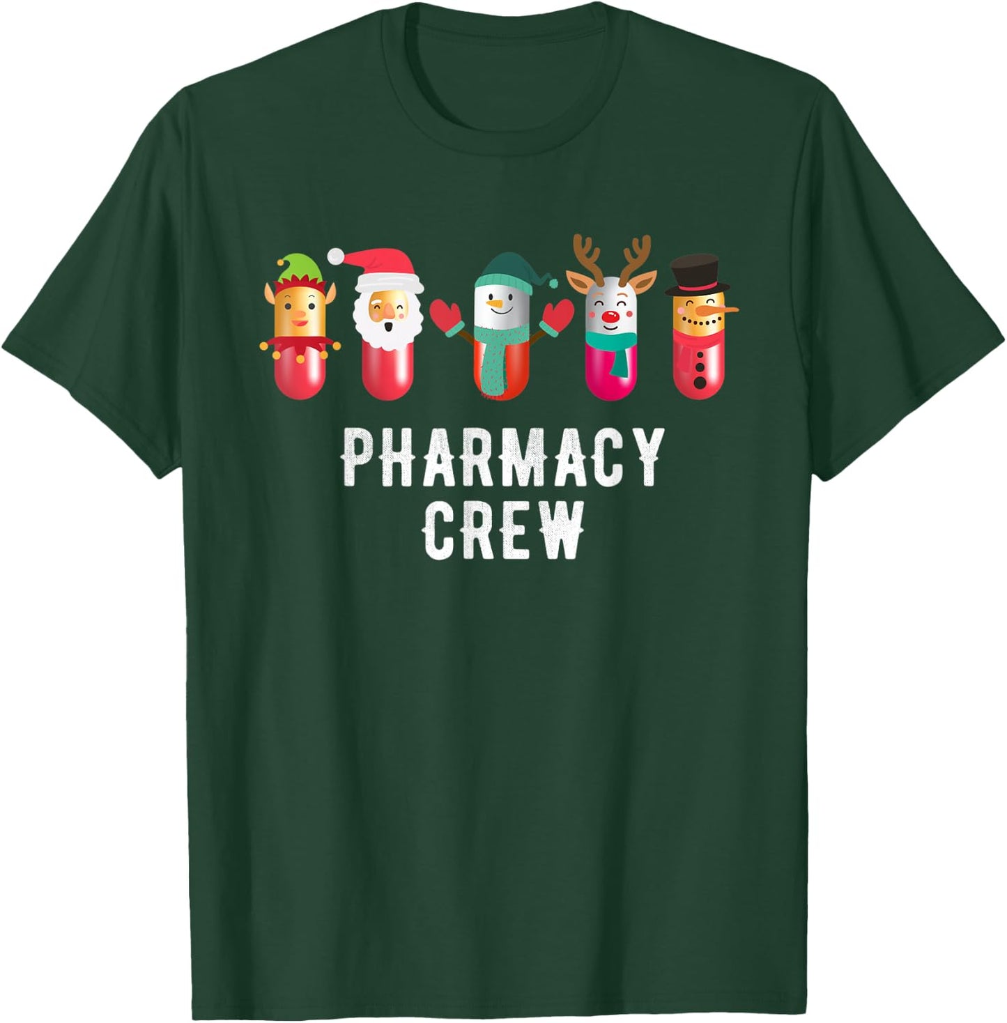 Christmas Pharmacy Crew - Pharmacist Christmas Gift T-Shirt - T-Shirt | Forest
